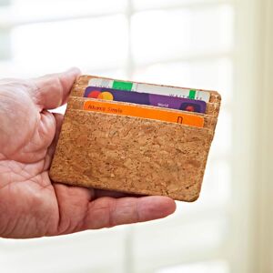 Paper high Natural Cork Credit Card Holder - Natural