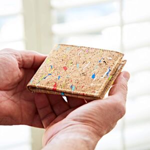 Paper high Natural Cork Billfold Wallet - Multicoloured