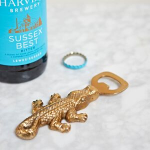 Paper high Gold Bottle Opener - Crocodile