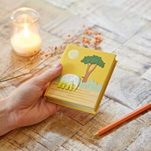 Paper high Small Colourful Elephant Dung Notebook - Yellow