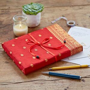 Paper high Sari Letter Writing Set - Red