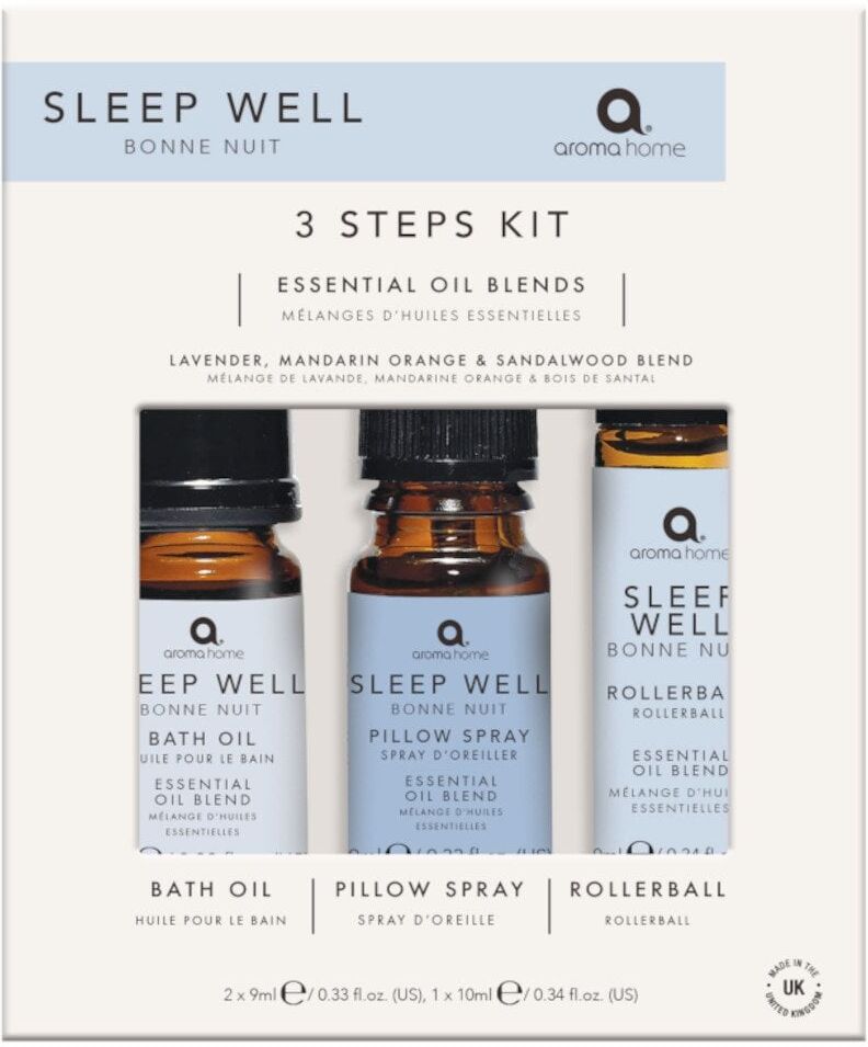 Aroma Home Sleep Well 3 Steps Kit - 2 x 9ml, 1 x 10ml