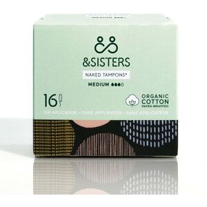 &SISTERS by Mooncup Organic Cotton Naked Tampons (Medium) - 16 Pac &SISTERS by Mooncup Organic Cotton Naked Tampons (Medium) - 16 Pac