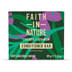 Faith In Nature Lavender Geranium Conditioner Bar - 85g Faith In Nature Lavender Geranium Conditioner Bar - 85g