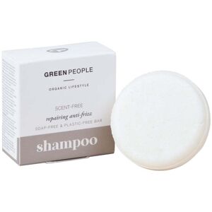 Green People Scent-Free Repairing Anti-Frizz Shampoo Bar - 50g Green People Scent-Free Repairing Anti-Frizz Shampoo Bar - 50g
