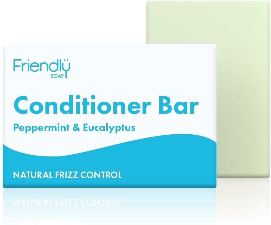 Friendly Soap Peppermint & Eucalyptus Conditioner Bar - 90g