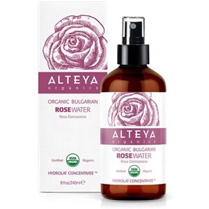 Alteya Organics Bulgarian Rose Water - Amber Bio-Glass Bottle - 240ml Alteya Organics Bulgarian Rose Water - Amber Bio-Glass Bottle - 240ml
