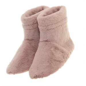 Aroma Home Microwaveable Faux Fur Slipper Boots - Pink Aroma Home Microwaveable Faux Fur Slipper Boots - Pink