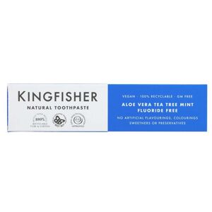 Kingfisher Fluoride-Free Aloe Vera, Tea Tree & Mint Toothpaste - 1