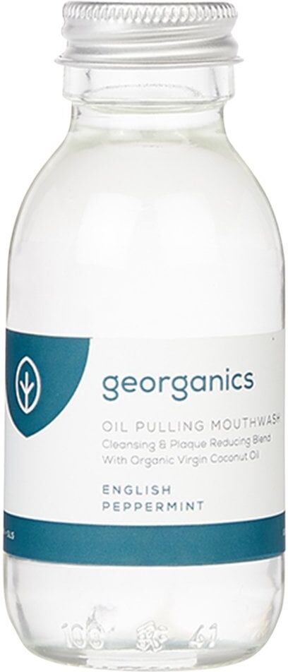 Georganics Oil Pulling English Peppermint Mouthwash - 100ml