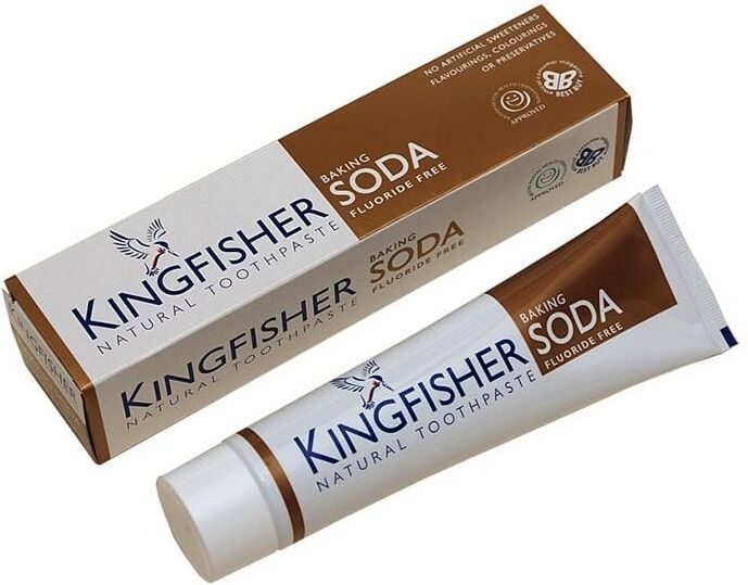 Kingfisher Fluoride-Free Baking Soda Toothpaste - 100ml