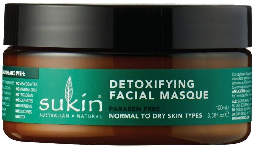 Sukin Super Greens Detoxifying Clay Masque - 100ml