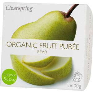 Clearspring Organic Pear Fruit Puree - 2 x 100g