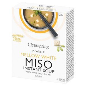 Clearspring Mellow White Miso Instant Soup - 10g x 4 Pack