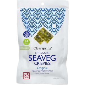 Clearspring Organic Seaveg Crispies - Seaweed Snack - 20g Clearspring Organic Seaveg Crispies - Seaweed Snack - 20g