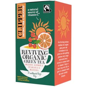 Clipper Organic Fairtrade Reviving Green Tea - 20 Teabags Clipper Organic Fairtrade Reviving Green Tea - 20 Teabags