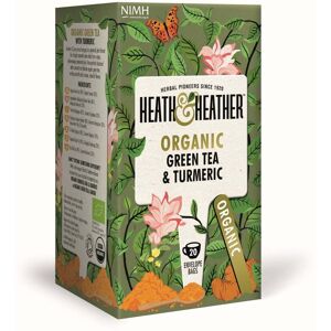 Heath & Heather Organic Green Tea Turmeric - 20 Bags Heath & Heather Organic Green Tea Turmeric - 20 Bags