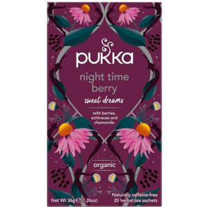 Pukka Teas Organic Night Time Berry - 20 Teabags x 4 Pack Pukka Teas Organic Night Time Berry - 20 Teabags x 4 Pack