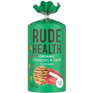 Rude Health Organic Chickpea & Lentil Crackers - 120g Rude Health Organic Chickpea & Lentil Crackers - 120g