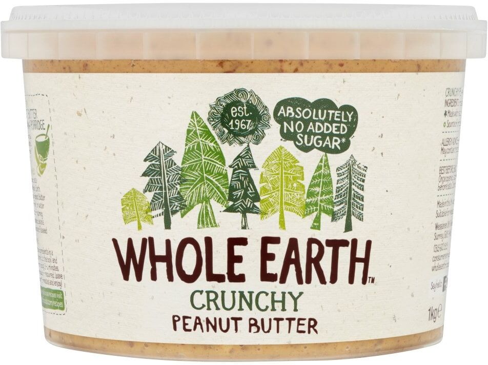 Whole Earth Crunchy Peanut Butter - 1kg