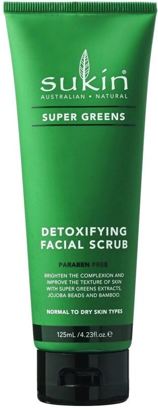 Sukin Super Greens Detoxifying Facial Scrub - 125ml