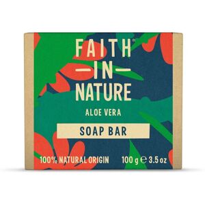 Faith in Nature Aloe Vera Bar Soap - Natural, Vegan, 100g Faith in Nature Aloe Vera Bar Soap - Natural, Vegan, 100g