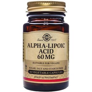 Solgar Alpha Lipoic Acid - Potent Antioxidant - 30 x 60mg Vegicaps