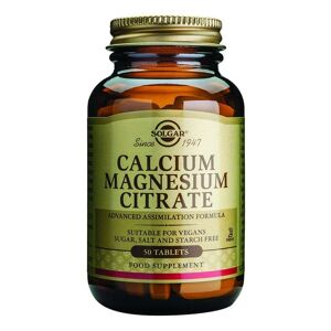 Solgar Calcium Magnesium Citrate - 50 Tablets