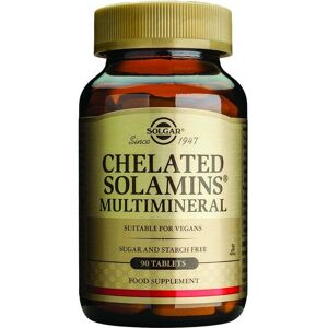 Solgar Chelated Solamins Multimineral - 90 Vegetable Tablets