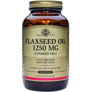 Solgar Flaxseed Oil - Omega 3 - 100 x 1250mg Softgels