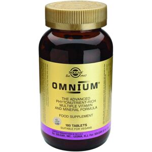 Solgar Omnium Multi Vitamin and Mineral Formula - 180 Tablets