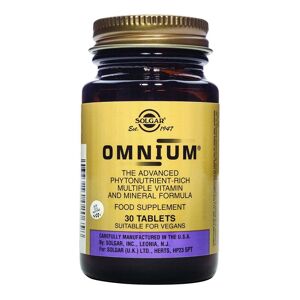 Solgar Omnium Multi Vitamin & Mineral Formula - 30 Tablets