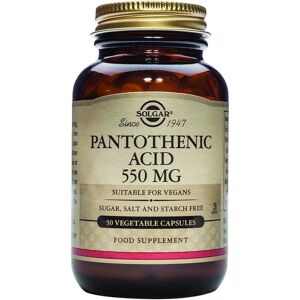 Solgar Pantothenic Acid - Vitamin B5 - 50 x 550mg Vegicaps