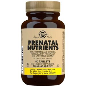 Solgar Prenatal Multi-Vitamin and Mineral Nutrient - 60 Tablets