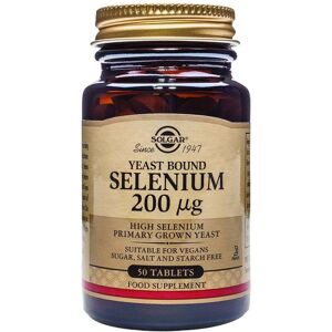 Solgar Selenium - Supports Immune System - 50 x 200mcg Tablets