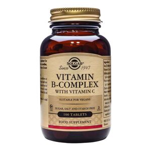 Solgar Vitamin B-Complex with Vitamin C - Nervous System - 100 Tablets