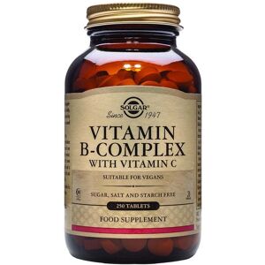 Solgar Vitamin B-Complex with Vitamin C - Nervous System - 250 Tablets