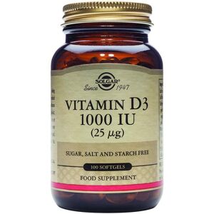 Solgar Vitamin D3 1000 IU - 100 Softgels