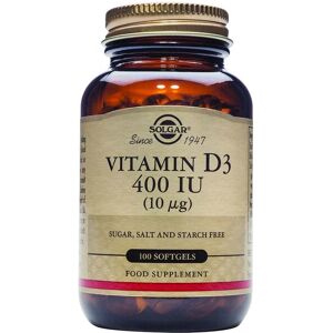 Solgar Vitamin D3 400 IU - 100 Softgels