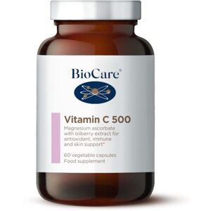 BioCare Vitamin C 500 - Magnesium Ascorbate & Bilberry - 60 Vegicaps BioCare Vitamin C 500 - Magnesium Ascorbate & Bilberry - 60 Vegicaps