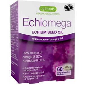 Igennus Brand Echiomega Vegan Omega 3-6-9 - 60 Capsules Igennus Brand Echiomega Vegan Omega 3-6-9 - 60 Capsules
