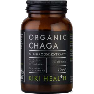KIKI Health Organic Chaga Mushroom Extract - 50g Powder KIKI Health Organic Chaga Mushroom Extract - 50g Powder
