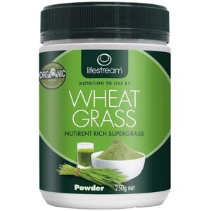 Lifestream Organic Wheat Grass Leaf - 250g Powder Lifestream Organic Wheat Grass Leaf - 250g Powder