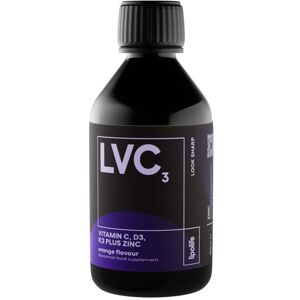 Lipolife LVC3 Liposomal Vitamin C, D3, K2 plus Zinc - 240ml Lipolife LVC3 Liposomal Vitamin C, D3, K2 plus Zinc - 240ml