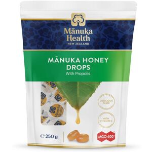 Manuka Health MGO 400+ Manuka Honey Drops Propolis - 250gm - 58 Drops Manuka Health MGO 400+ Manuka Honey Drops Propolis - 250gm - 58 Drops