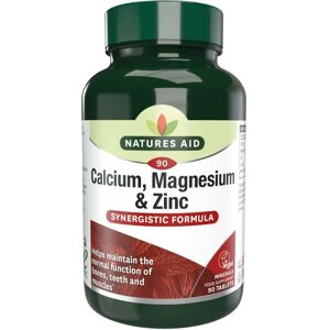 Natures Aid Calcium, Magnesium & Zinc Tablets - Dietary Supplement Natures Aid Calcium, Magnesium & Zinc Tablets - Dietary Supplement