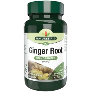 Natures Aid Ginger Root - 90 Tablets Natures Aid Ginger Root - 90 Tablets