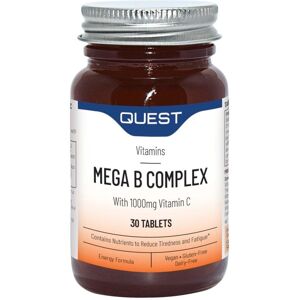 Garmin Quest Mega B Complex - B Vitamins + 1000mg Vitamin C - 30 Tablets Garmin Quest Mega B Complex - B Vitamins + 1000mg Vitamin C - 30 Tablets