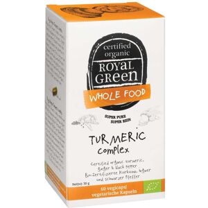 Royal Green Organic Superfood Turmeric Complex - 60 Vegicaps Royal Green Organic Superfood Turmeric Complex - 60 Vegicaps