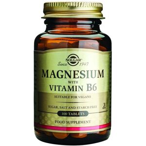 Solgar Magnesium with Vitamin B6 - 100 Tablets